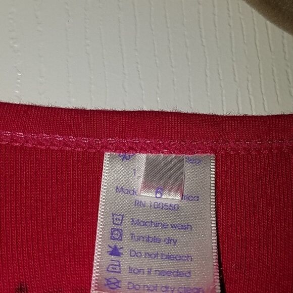 Indigo Artwear Handpainted heart Dress Sz 6 NWOT - Picture 8 of 8